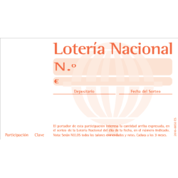 Modelo Bombo - Participación sin Matriz 10 POR HOJA