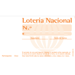 Modelo Bombo - Participación sin Matriz 10 POR HOJA