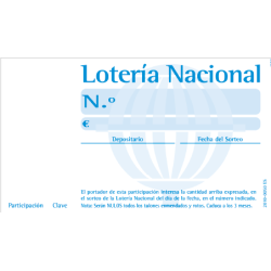 Modelo Bombo - Participación sin Matriz 10 POR HOJA